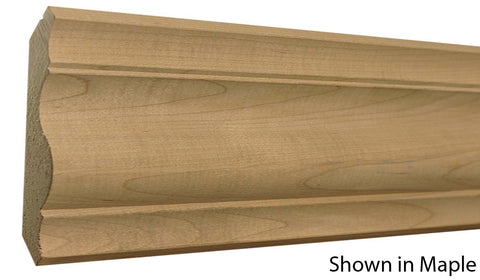 Profile View of Crown Molding, product number CR-514-103-1-MA - 1-3/32" x 5-7/16" Maple Crown - $7.68/ft sold by American Wood Moldings