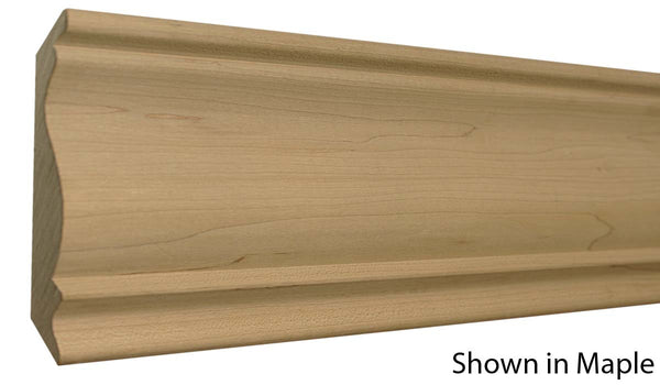 Profile View of Crown Molding, product number CR-516-026-2-RO - 13/16" x 5-1/2" Red Oak Crown - $3.92/ft sold by American Wood Moldings