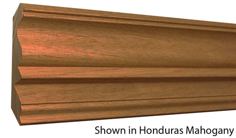 Profile View of Crown Molding, product number CR-518-026-1-MA - 13/16" x 5-9/16" Maple Crown - $5.28/ft sold by American Wood Moldings