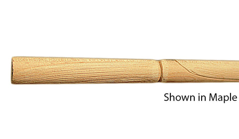 Profile View of Decorative Carved Molding, product number DC-022-008-2-MA - 1/4" x 11/16" Maple Decorative Carved Molding - $3.40/ft sold by American Wood Moldings