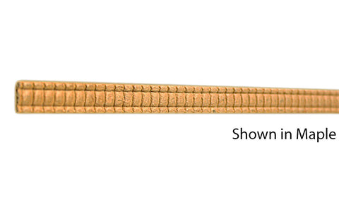 Profile View of Decorative Embossed Molding, product number DE-014-004-1-MA - 1/8" x 7/16" Maple Decorative Embossed Molding - $1.28/ft sold by American Wood Moldings