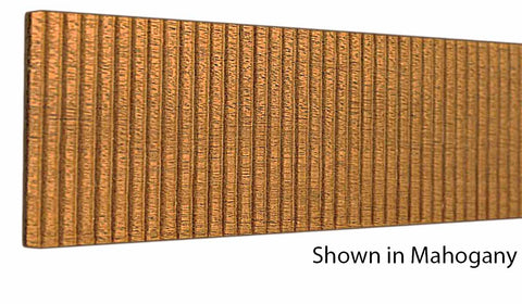 Profile View of Decorative Embossed Molding, product number DE-300-006-1-HMH - 3/16" x 3" Honduras Mahogany Decorative Embossed Molding - $8.68/ft sold by American Wood Moldings
