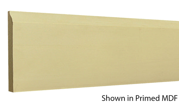 Profile View of Base Molding, product number BA-408-016-1-PM - 1/2" x 4-1/4" Primed MDF Base - $0.75/ft sold by American Wood Moldings