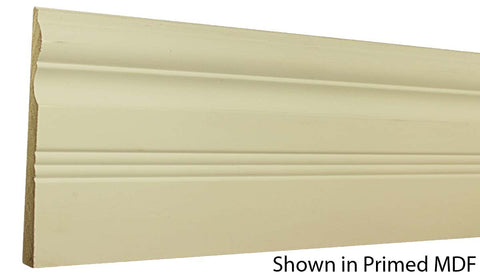 Profile View of Base Molding, product number BA-616-020-1-PM - 5/8" x 6-1/2" Primed MDF Base - $1.41/ft sold by American Wood Moldings