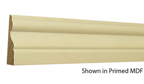 Profile View of Casing Molding, product number CA-224-022-2-PM - 11/16" x 2-3/4" Primed MDF Casing - $0.83/ft sold by American Wood Moldings