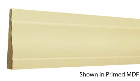 Profile View of Casing Molding, product number CA-308-020-1-PM - 5/8" x 3-1/4" Primed MDF Casing - $0.71/ft sold by American Wood Moldings