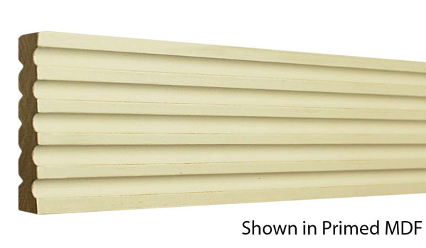 Side View of Casing Molding, product number CA-312-018-1-PM - 9/16" x 3-3/8" Primed MDF Casing - $1.00/ft sold by American Wood Moldings