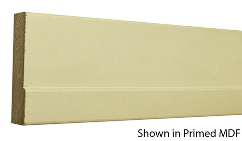 Profile View of Casing Molding, product number CA-308-022-4-PM - 11/16" x 3-1/4" Primed MDF Casing - $0.83/ft sold by American Wood Moldings