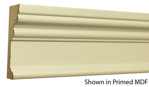 Profile View of Casing Molding, product number CA-316-100-1-PM - 1" x 3-1/2" Primed MDF Casing - $1.25/ft sold by American Wood Moldings