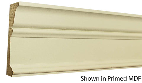 Profile View of Casing Molding, product number CA-608-106-1-PM - 1-3/16" x 6-1/4" Primed MDF Casing - $6.14/ft sold by American Wood Moldings