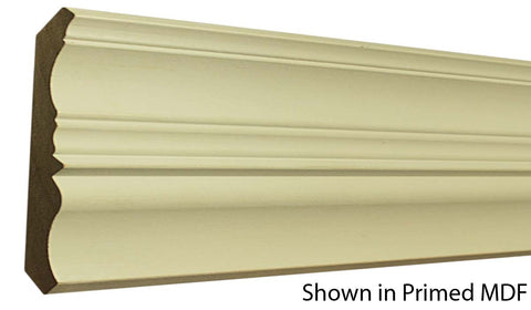 Profile View of Crown Molding, product number CR-530-024-1-PM - 3/4" x 5-15/16" Primed MDF Crown - $1.93/ft sold by American Wood Moldings