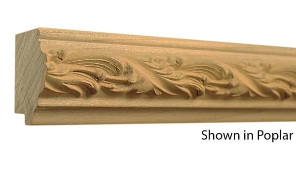 Profile View of Decorative Carved Molding, product number DC-200-200-1-PO - 2" x 2" Poplar Decorative Carved Molding - $7.84/ft sold by American Wood Moldings